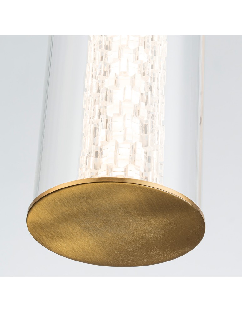 Bathroom wall lamps - Quintiesse Espada wall lamp - Brushed gold IP44 Elstead Lighting QN-ESPADA-1W-BG - product kolory-swiatla.pl 4