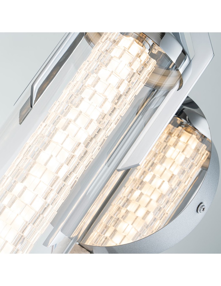 Bathroom wall lamps - Quintiesse Espada wall lamp - Polished chrome IP44 Elstead Lighting QN-ESPADA-1W-PC - product kolory-swiatla.pl 3