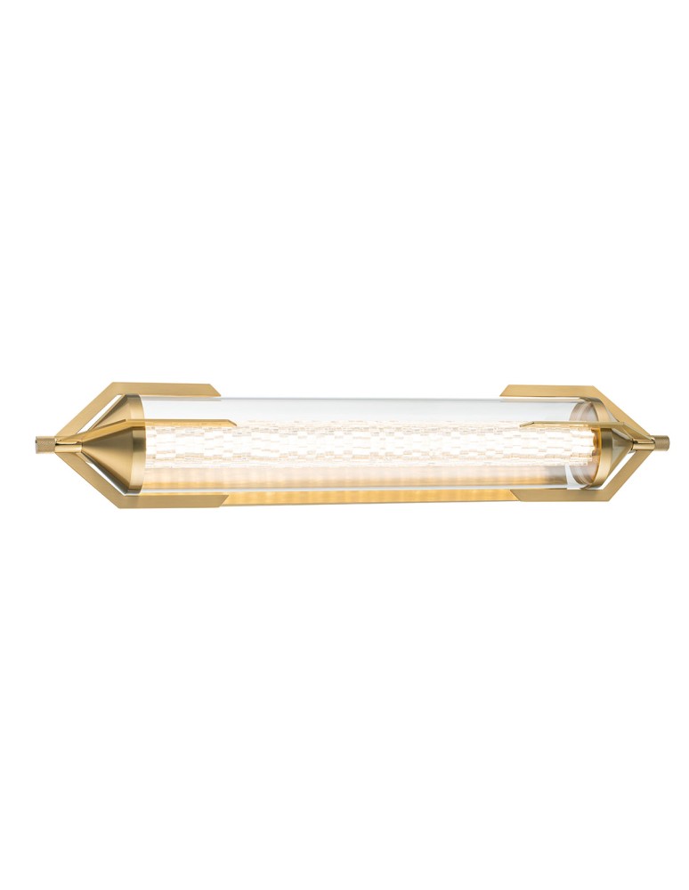 Bathroom wall lamps - Quintiesse Espada wall lamp - Brushed gold IP44 Elstead Lighting QN-ESPADA-2W-BG - product kolory-swiatla.pl 1