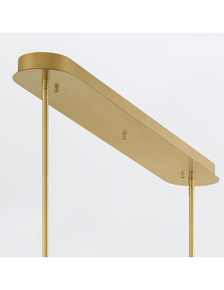Pendant lamps over the island - Quintiesse Espada Island Lamp - Brushed Gold Elstead Lighting QN-ESPADA-LP-BG - product kolory-swiatla.pl 7
