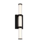 Bathroom wall lamps - Quintiesse Fayton medium LED wall lamp - Matte black IP44 Elstead Lighting QN-FAYTON-M-BK - product 1