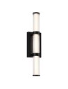 Quintiesse Fayton medium LED wall lamp - Matte black IP44 Elstead Lighting QN-FAYTON-M-BK