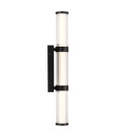 Bathroom wall lamps - Quintiesse Fayton medium LED wall lamp - Matte black IP44 Elstead Lighting QN-FAYTON-M-BK - product 3
