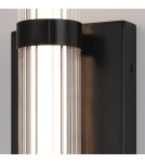 Bathroom wall lamps - Quintiesse Fayton medium LED wall lamp - Matte black IP44 Elstead Lighting QN-FAYTON-M-BK - product 6
