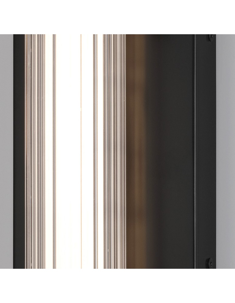 Bathroom wall lamps - Quintiesse Fayton medium LED wall lamp - Matte black IP44 Elstead Lighting QN-FAYTON-M-BK - product kolory-swiatla.pl 7