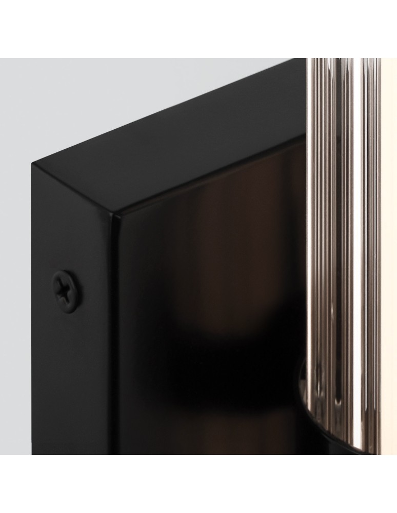 Quintiesse Mały kinkiet LED Fayton - Matowa czerń QN-FAYTON-S-BK