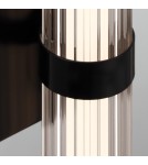 Bathroom wall lamps - Quintiesse Fayton small LED wall lamp - Matte black IP44 Elstead Lighting QN-FAYTON-S-BK - product 5