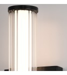Bathroom wall lamps - Quintiesse Fayton small LED wall lamp - Matte black IP44 Elstead Lighting QN-FAYTON-S-BK - product 7