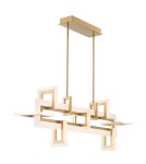 Quintiesse Średnia lampa wyspowa Inizio - Szczotkowane złoto QN-INIZIO-LP-M-BG