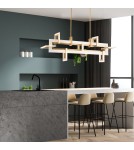 Quintiesse Średnia lampa wyspowa Inizio - Szczotkowane złoto QN-INIZIO-LP-M-BG