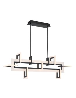 Quintiesse Średnia lampa wyspowa Inizio - Matowa czerń QN-INIZIO-LP-M-BK