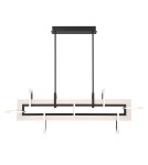 Quintiesse Średnia lampa wyspowa Inizio - Matowa czerń QN-INIZIO-LP-M-BK