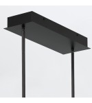 Pendant lamps over the island - Quintiesse Inizio medium island lamp - Matte black Elstead Lighting QN-INIZIO-LP-M-BK - product 7