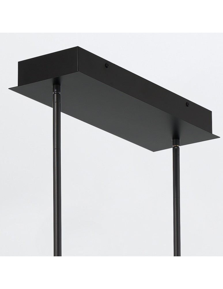 Quintiesse Średnia lampa wyspowa Inizio - Matowa czerń QN-INIZIO-LP-M-BK