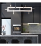 Pendant lamps over the island - Quintiesse Inizio medium island lamp - Matte black Elstead Lighting QN-INIZIO-LP-M-BK - product 8