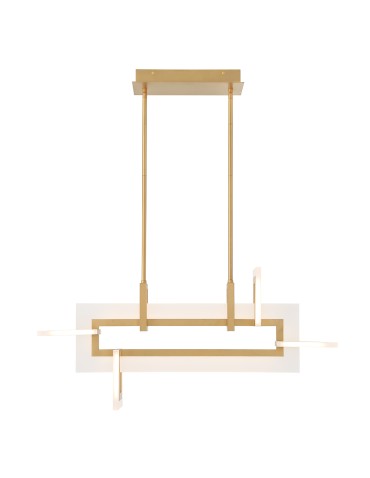 Quintiesse Small island lamp Inizio - Brushed gold Elstead Lighting QN-INIZIO-LP-S-BG - product 2