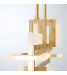 Pendant lamps over the island - Quintiesse Small island lamp Inizio - Brushed gold Elstead Lighting QN-INIZIO-LP-S-BG - product 4