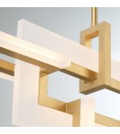 Quintiesse Mała lampa wyspowa Inizio - Szczotkowane złoto QN-INIZIO-LP-S-BG