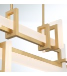 Pendant lamps over the island - Quintiesse Small island lamp Inizio - Brushed gold Elstead Lighting QN-INIZIO-LP-S-BG - product 6