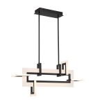 Pendant lamps over the island - Quintiesse Small island lamp Inizio - Matte black Elstead Lighting QN-INIZIO-LP-S-BK - product 1