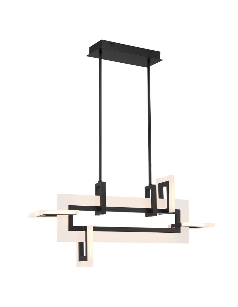 Quintiesse Mała lampa wyspowa Inizio - Matowa czerń QN-INIZIO-LP-S-BK