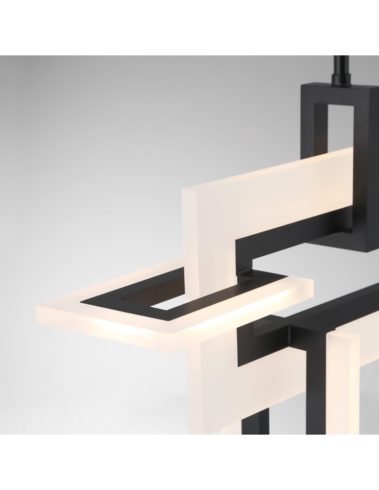 Pendant lamps over the island - Quintiesse Small island lamp Inizio - Matte black Elstead Lighting QN-INIZIO-LP-S-BK - product kolory-swiatla.pl 3