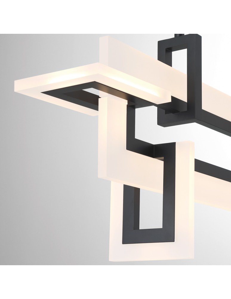 Pendant lamps over the island - Quintiesse Small island lamp Inizio - Matte black Elstead Lighting QN-INIZIO-LP-S-BK - product kolory-swiatla.pl 6