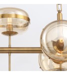 Quintiesse Lampa wyspowa Nottingham - 10 źródeł światła - Antyczny mosiądz QN-NOTTINGHAM-10LP-AB