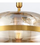Classic pendant lamps - Quintiesse Nottingham pendant lamp - 1 light source - Antique brass Elstead Lighting QN-NOTTINGHAM-1P-AB - product 2