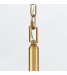 Classic pendant lamps - Quintiesse Nottingham pendant lamp - 1 light source - Antique brass Elstead Lighting QN-NOTTINGHAM-1P-AB - product 3