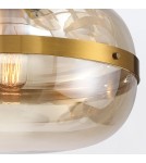 Classic pendant lamps - Quintiesse Nottingham pendant lamp - 1 light source - Antique brass Elstead Lighting QN-NOTTINGHAM-1P-AB - product 5