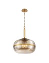 Quintiesse Nottingham pendant lamp - 3 light sources - Antique brass Elstead Lighting QN-NOTTINGHAM-3P-AB