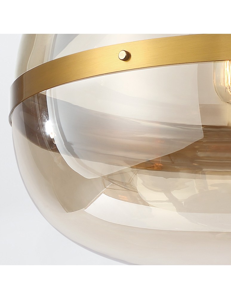 Quintiesse Lampa wisząca Nottingham - 3 źródła światła - Antyczny mosiądz QN-NOTTINGHAM-3P-AB