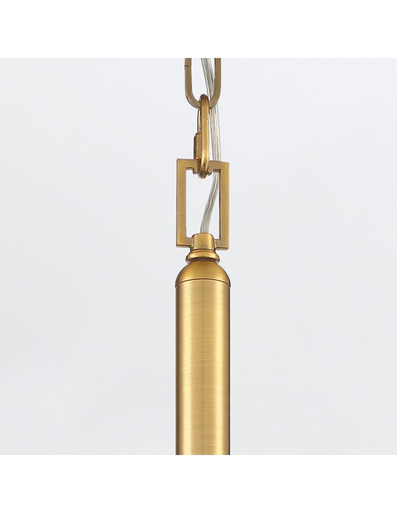 Quintiesse Lampa wisząca Nottingham - 3 źródła światła - Antyczny mosiądz QN-NOTTINGHAM-3P-AB