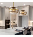 Quintiesse Lampa wisząca Nottingham - 3 źródła światła - Antyczny mosiądz QN-NOTTINGHAM-3P-AB