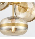 Modern chandeliers - Quintiesse Nottingham Chandelier - 5 light sources - Antique brass Elstead Lighting QN-NOTTINGHAM-5P-AB - product 2