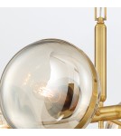 Modern chandeliers - Quintiesse Nottingham Chandelier - 5 light sources - Antique brass Elstead Lighting QN-NOTTINGHAM-5P-AB - product 3