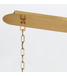 Quintiesse Lampa wyspowa Nottingham - 6 źródeł światła - Antyczny mosiądz QN-NOTTINGHAM-6LP-AB