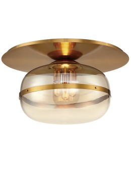Quintiesse Large Nottingham plafond - 1 light source - Antique brass Elstead Lighting QN-NOTTINGHAM-F-L-AB