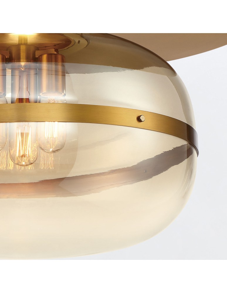 Classic ceiling lamps - Quintiesse Large Nottingham plafond - 1 light source - Antique brass Elstead Lighting QN-NOTTINGHAM-F-L-AB - product kolory-swiatla.pl 5