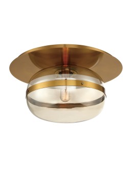 Quintiesse Nottingham medium plafond - 1 light source - Antique brass Elstead Lighting QN-NOTTINGHAM-F-M-AB