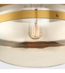 Classic ceiling lamps - Quintiesse Nottingham medium plafond - 1 light source - Antique brass Elstead Lighting QN-NOTTINGHAM-F-M-AB - product 3