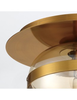 Quintiesse Small Nottingham plafond - 1 light source - Antique brass Elstead Lighting QN-NOTTINGHAM-F-S-AB - product 2