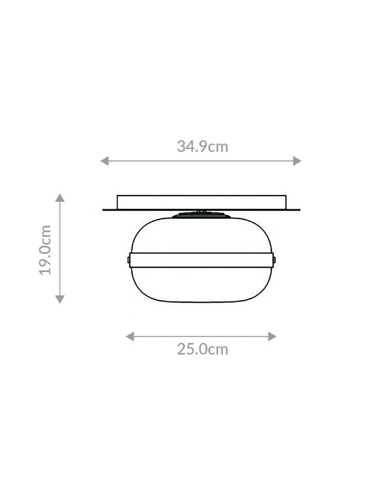 Classic ceiling lamps - Quintiesse Small Nottingham plafond - 1 light source - Antique brass Elstead Lighting QN-NOTTINGHAM-F-S-AB - product kolory-swiatla.pl 5