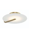 Quintiesse Nuvola medium plafond / wall lamp - Brushed gold Elstead Lighting QN-NUVOLA-F-M-BG