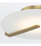 Modern ceiling lamps - Quintiesse Nuvola medium plafond / wall lamp - Brushed gold Elstead Lighting QN-NUVOLA-F-M-BG - product 3
