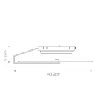 Modern ceiling lamps - Quintiesse Nuvola medium plafond / wall lamp - Brushed gold Elstead Lighting QN-NUVOLA-F-M-BG - product 6