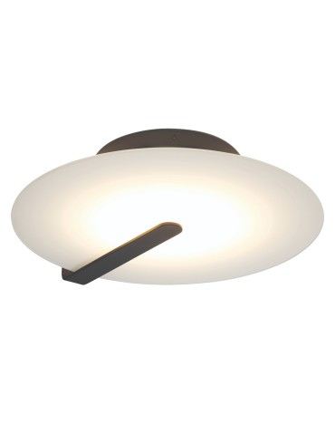 Quintiesse Nuvola medium plafond / wall lamp - Matte black Elstead Lighting QN-NUVOLA-F-M-BK