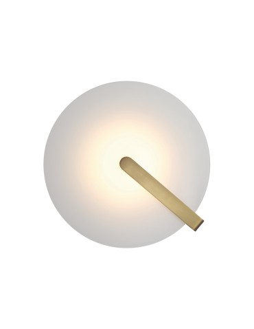 Quintiesse Mały plafon / kinkiet Nuvola - Szczotkowane złoto QN-NUVOLA-F-S-BG - produkt 2
