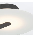Modern ceiling lamps - Quintiesse Small plafond / wall lamp Nuvola - Matte black Elstead Lighting QN-NUVOLA-F-S-BK - product 2